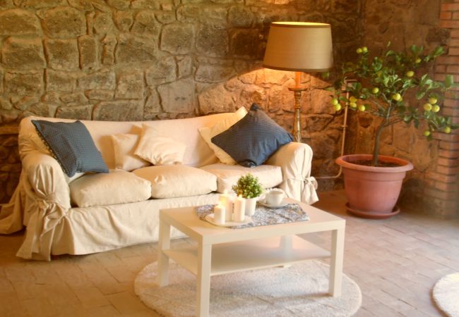 living room in the country house Vallalta at Lake Bolsena living room in the country house Vallalta at Lake Bolsena