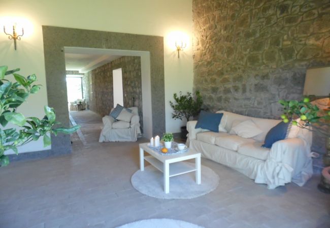 spacious living room in the country house Vallalta in Montefiascone spacious living room in the country house Vallalta in Montefiascone